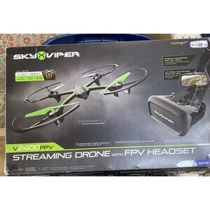 2016 Toys R Us Exclusive Sky Viper V2400FPV Streaming Drone with FPV Headset